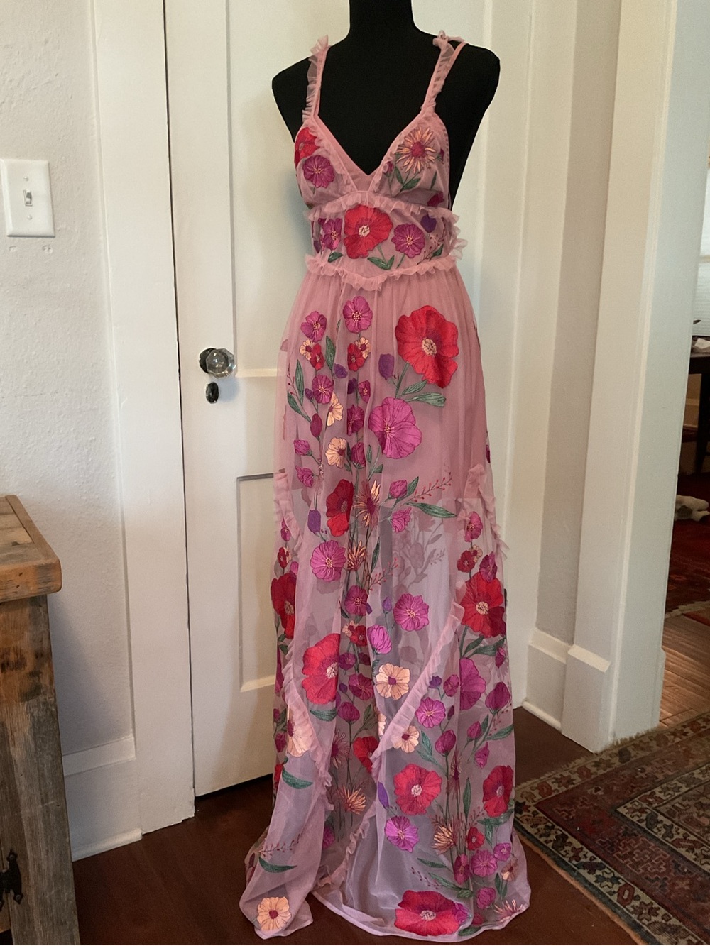 NWT For Love and Lemons floral maxi dress